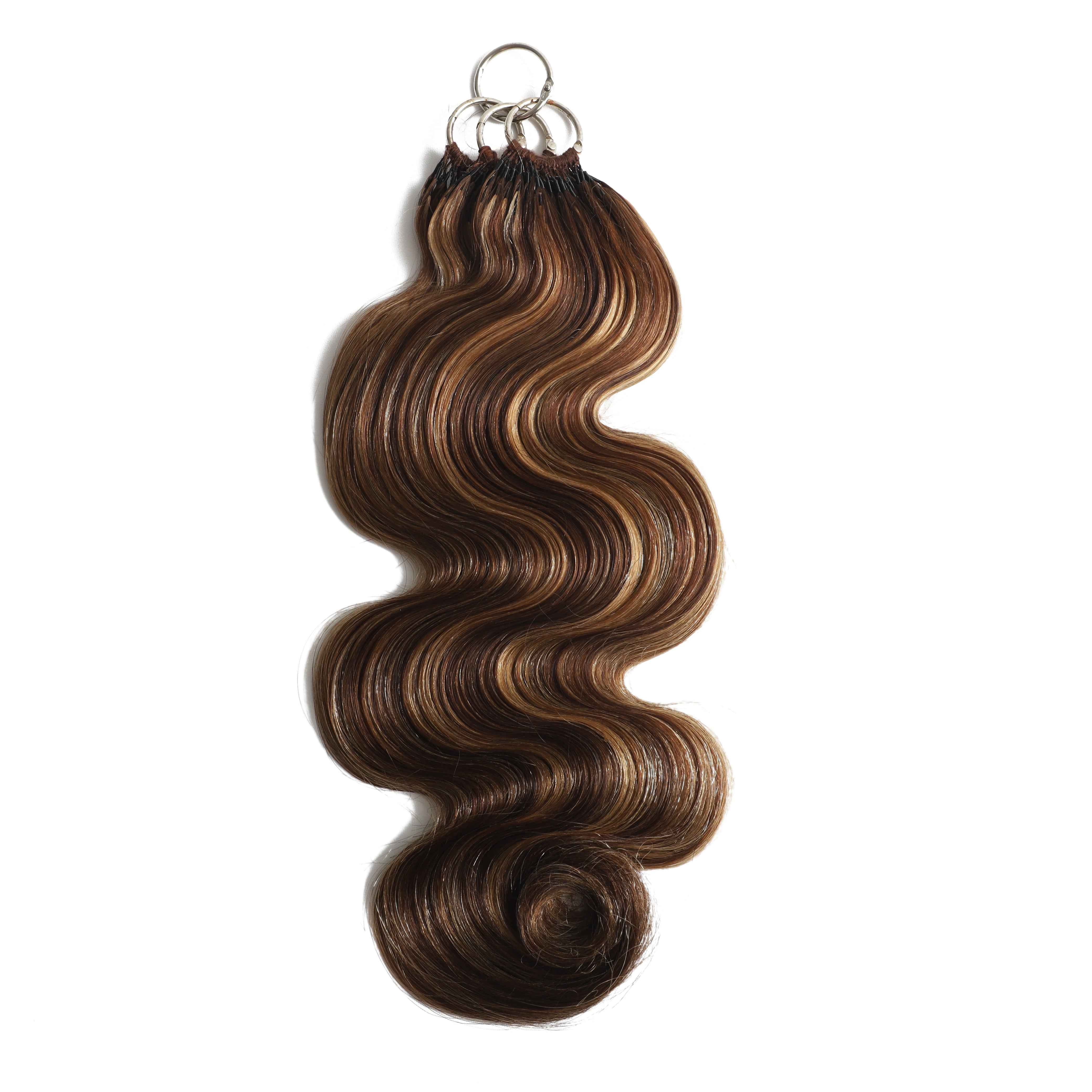 75 Strands #P4/27 Body Wave Crochet Extensions